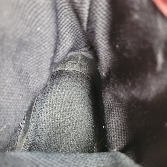 Dr. Martens Shoreditch Women's Sz 9 Canvas High Top Sneakers Boots Red - Picture 9 of 16